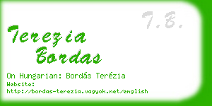 terezia bordas business card
